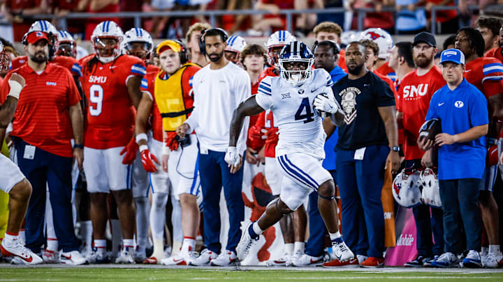 BYU RB Miles Davis vs SMU