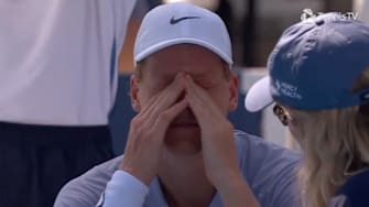 Jannik Sinner retired from his Cincinnati Open final match vs. Carlos Alcaraz with an illness.