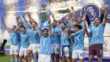 Manchester City are the first time in 14 years to win three English top-flight titles on the spin