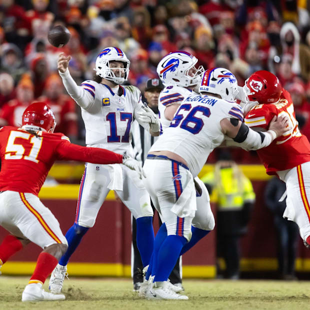 Josh Allen passe Josh Allen passe