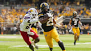 Could Ahmad Hardy (29) sneak into the Heisman race if Mizzou keeps its undefeated run going?