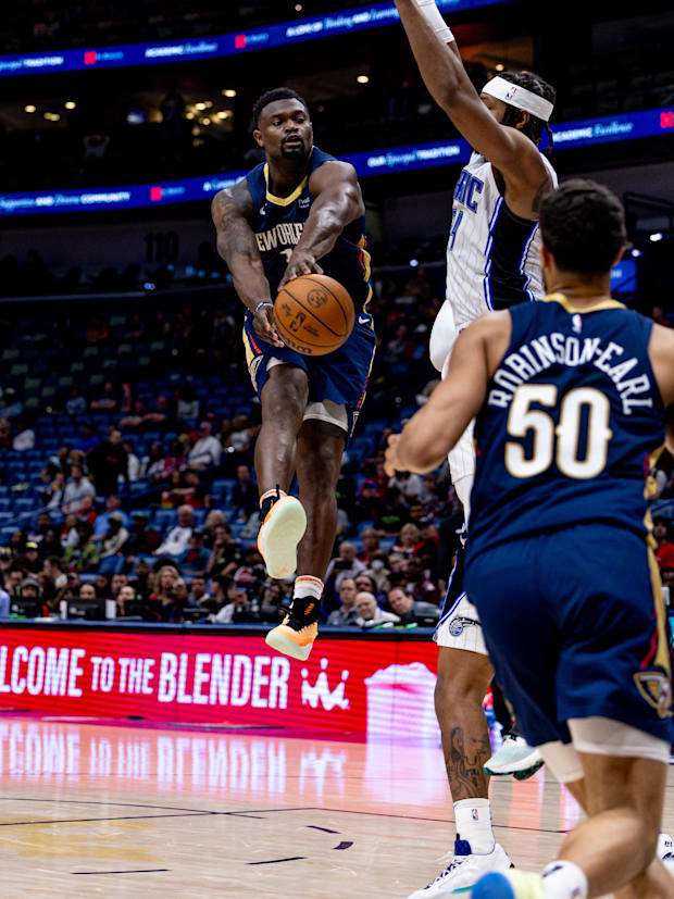 New Orleans Pelicans forward Zion Williamson