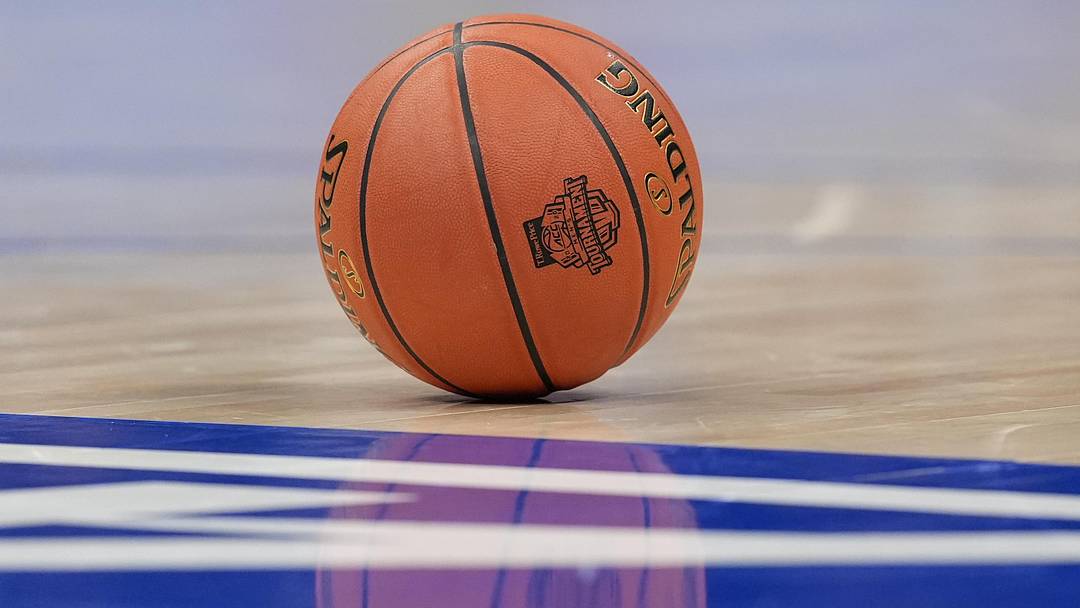 Mar 10, 2026; Charlotte, NC; Official game ball during the second half between Wake Forest and Virginia Tech.