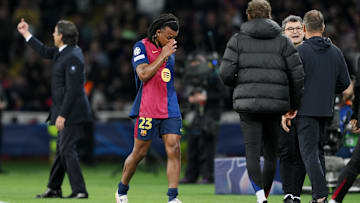 Sortie sur blessure de Jules Koundé lors du match aller contre l'Inter