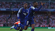 Ousmane Dembelé anotó un gol en el partido de ida de semifinales de la Champions League, entre el PSG y el Arsenal