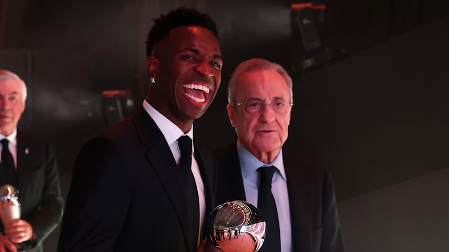 Florentino Perez and Vinicius Junior