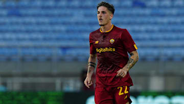 Nicolo Zaniolo lors de la préparation face au Sporting CP.