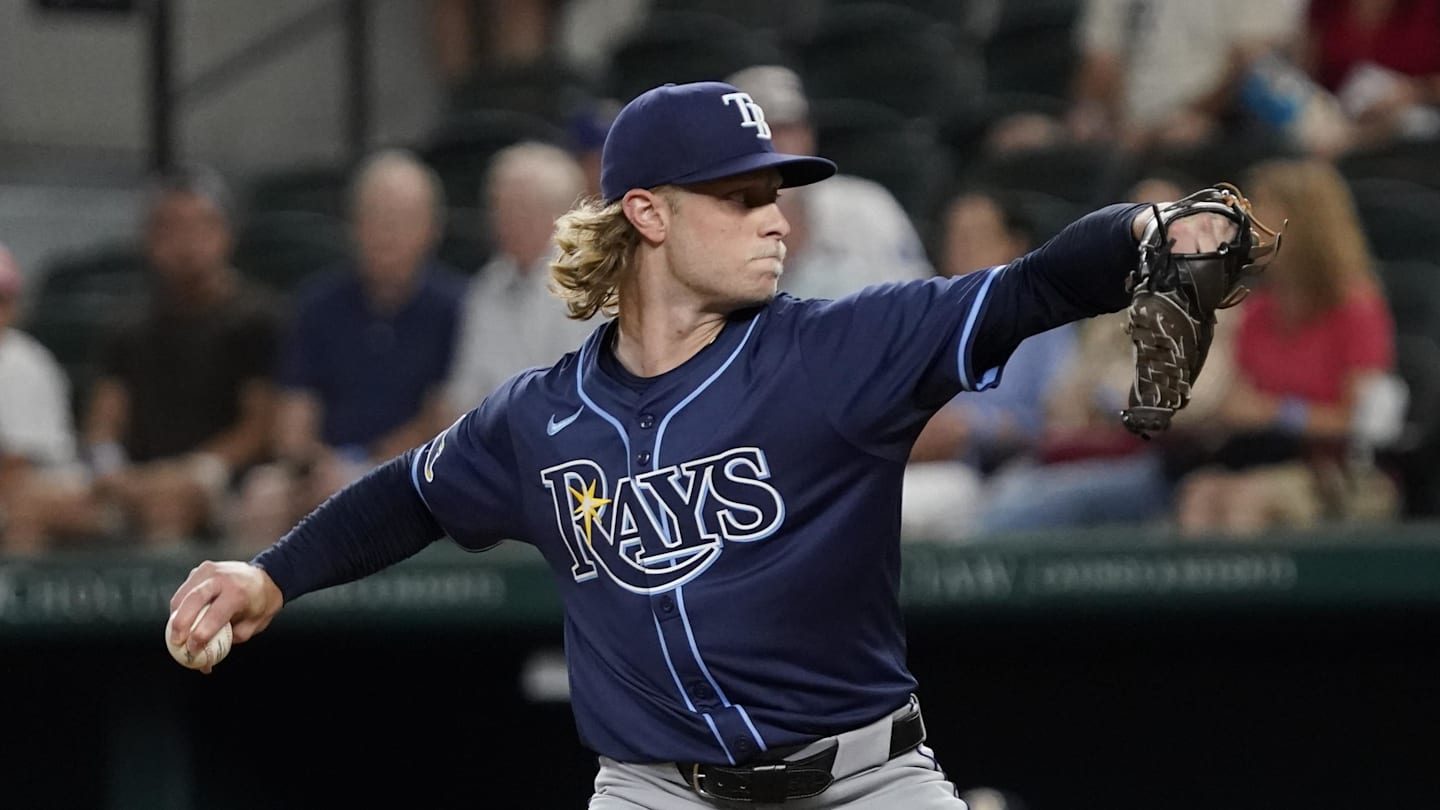 Rays' Shane Baz Pitches Career-Best Eight Scoreless in Third Road Sweep