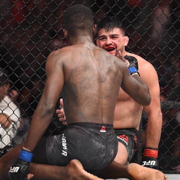 UFC's Israel Adesanya and Kelvin Gastelu