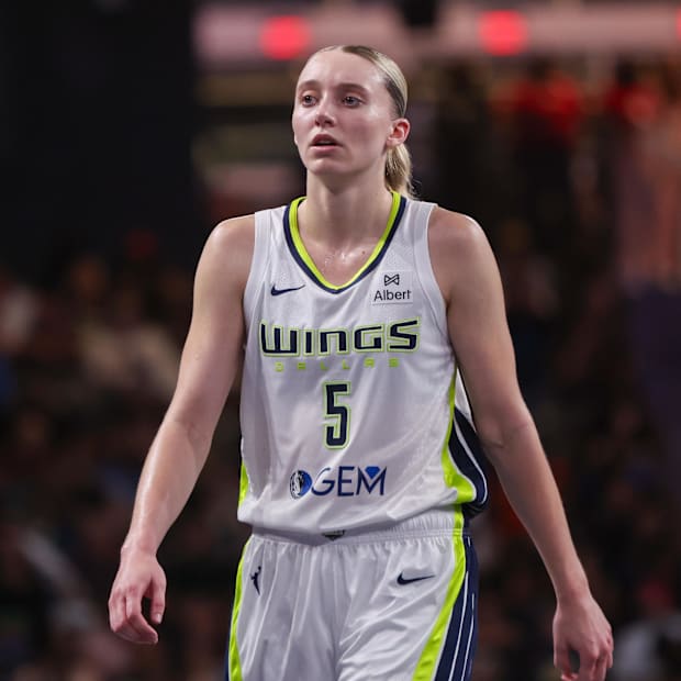 Dallas Wings guard Paige Bueckers