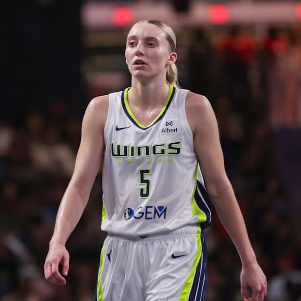 Dallas Wings guard Paige Bueckers