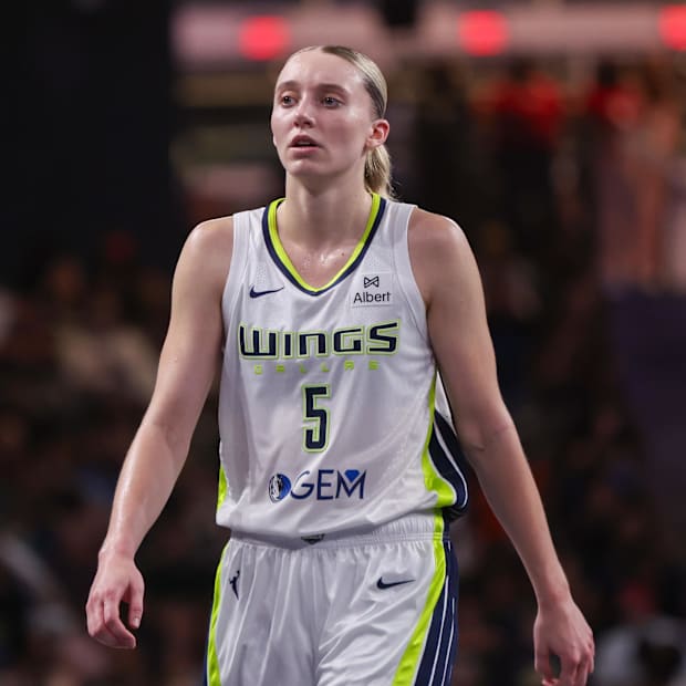 Dallas Wings guard Paige Bueckers