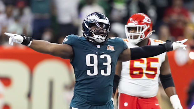 Eagles defensive tackle Milton Williams.