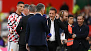 Cristiano Ronaldo y Roy Keane