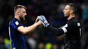 Milan Skriniar e Samir Handanovic