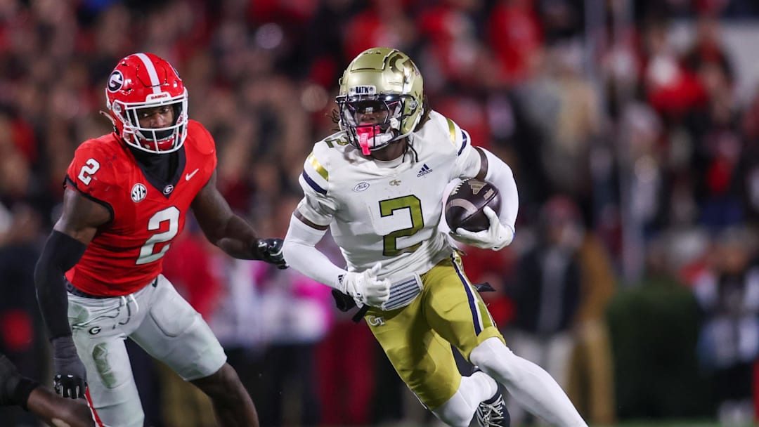 New Auburn Tigers receiver Eric Singleton Jr. had eight catches for 86 yards and a touchdown against Georgia in 2024.