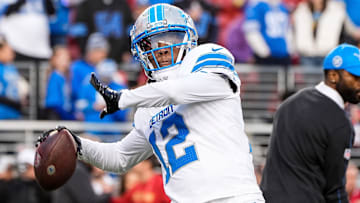 Detroit Lions quarterback Teddy Bridgewater (12)