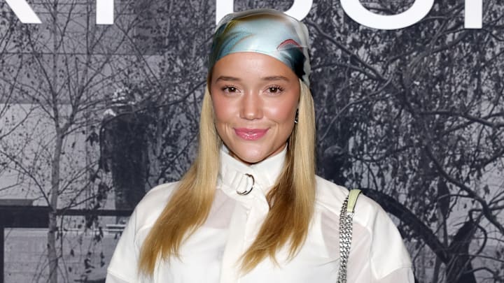 Olivia Ponton attends Tory Burch Fall/Winter 2025 during New York Fashion Week in New York City.