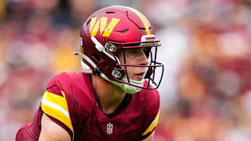 Washington Commanders wide receiver Luke McCaffrey