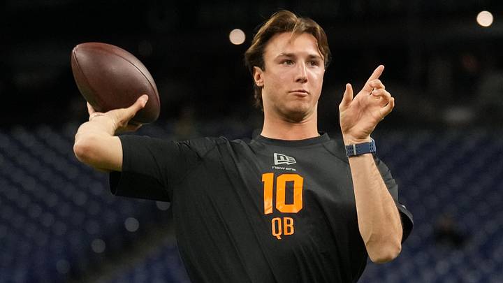 New York Jets quarterback Cade Klubnik
