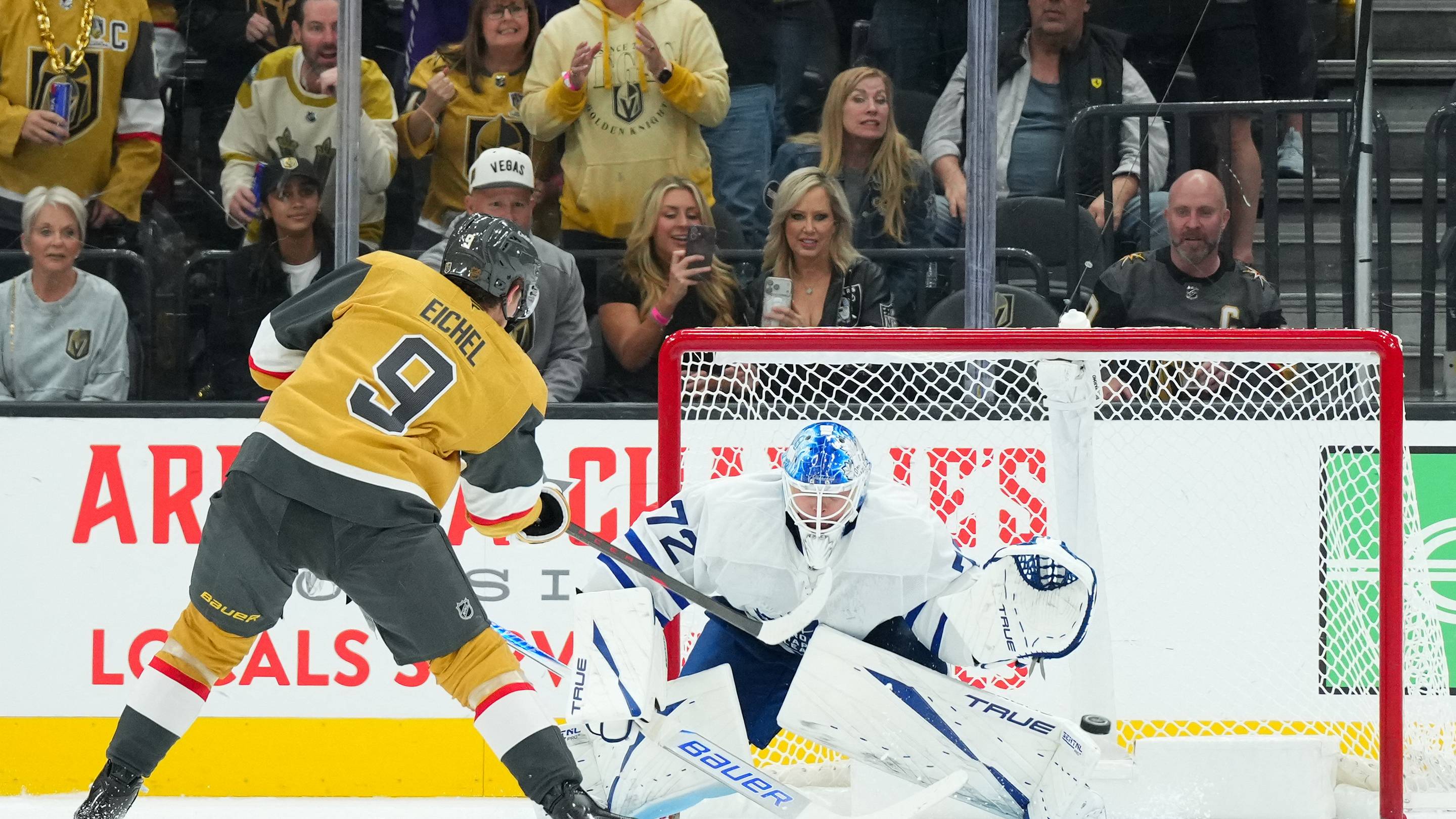 Jack Eichel’s penalty shot against Maple Leafs puts Golden Knights history within reach
