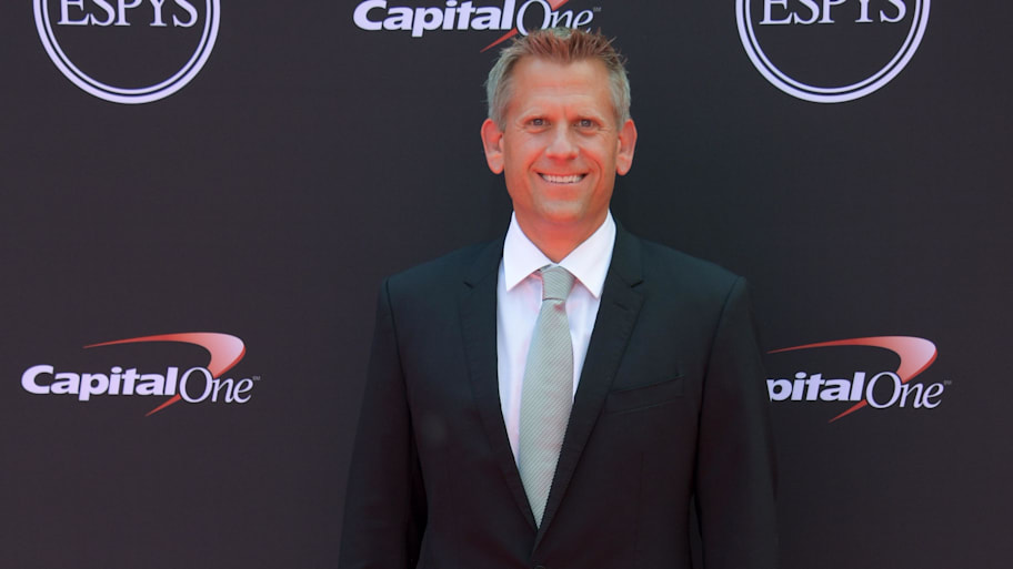 Television personality John Brenkus arrives for the 2018 ESPYS at Microsoft Theatre.  | Kirby Lee-Imagn Images