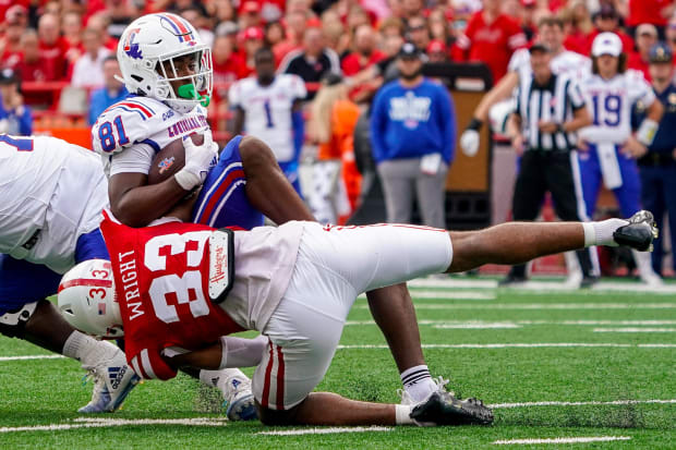 Javin Wright vs Louisiana Tech in 2023