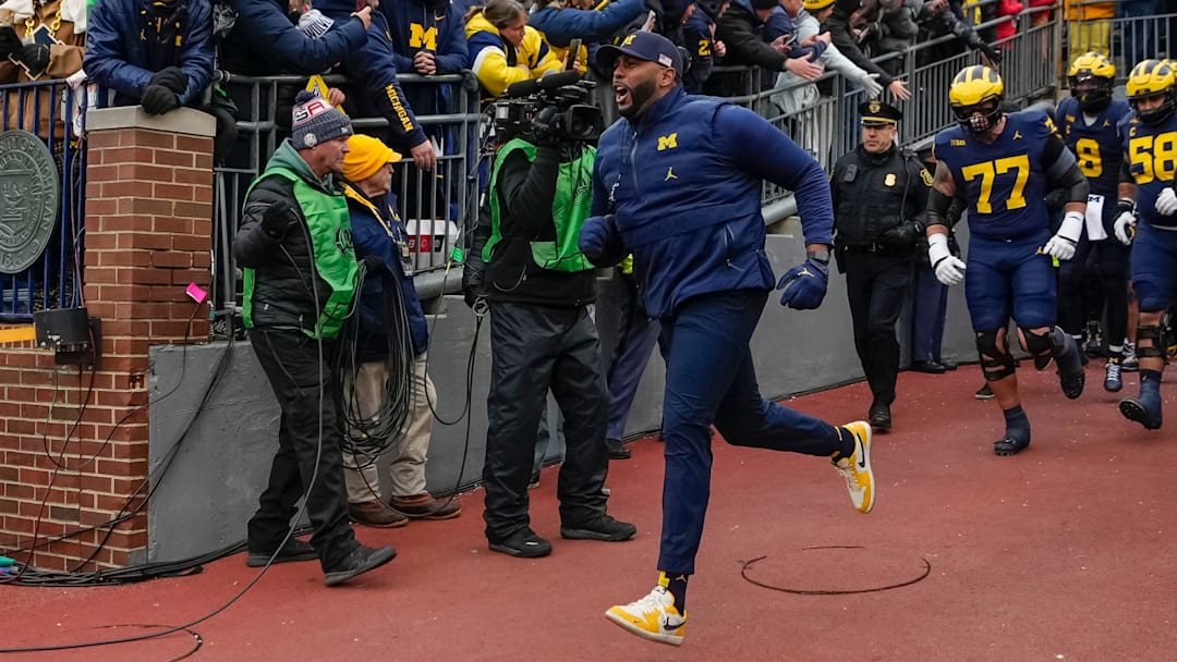 Michigan Wolverines head coach Sherrone Moore