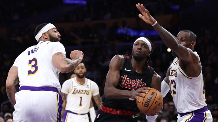 Portland Trail Blazers v Los Angeles Lakers