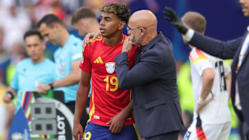 Luis de la Fuente, entrenador de España, fue el que confirmó que Lamine Yamal no jugará los próximos partidos de la Nations League 