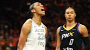 Aces star A'ja Wilson set the record for the most points scored in a postseason in WNBA history during Game 3 of the Finals against the Mercury.