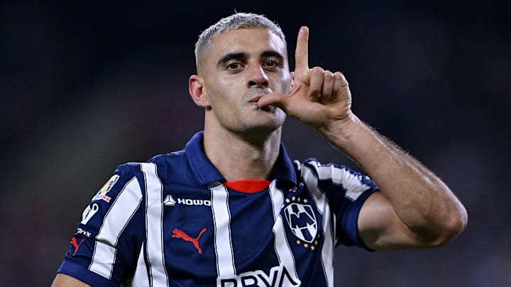 Germán Berterame, autor del primer gol de Monterrey. Germán Berterame, autor del primer gol de Monterrey.