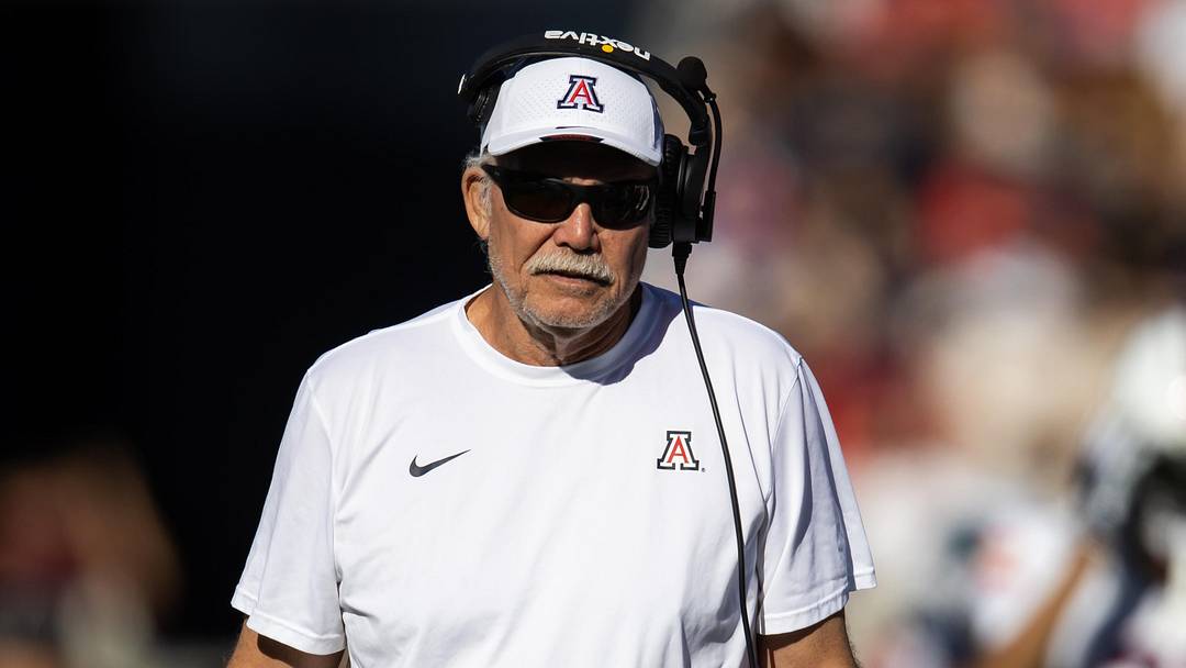 Nov 25, 2023; Tempe, Arizona, USA; Arizona Wildcats senior defensive assistant coach Duane Akina against the Arizona State Sun Devils during the Territorial Cup at Mountain America Stadium. Mandatory Credit: Mark J. Rebilas-USA TODAY Sports