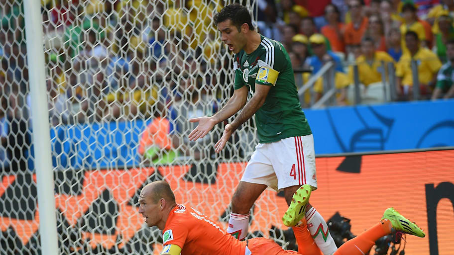 Rafael Marquez and Arjen Robben