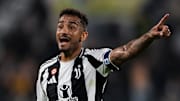 Danilo Luiz da Silva of Juventus FC gestures during the...