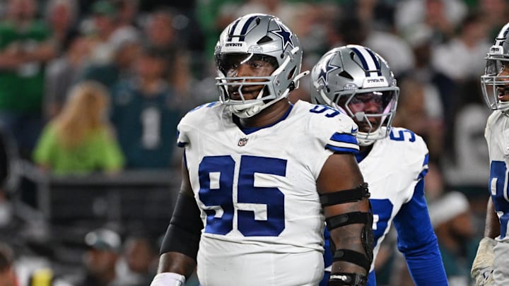Dallas Cowboys defensive tackle Kenny Clark against the Philadelphia Eagles at Lincoln Financial Field. 