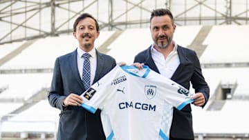 Pablo Longoria et Roberto De Zerbi - OM
