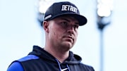 Detroit Tigers pitcher Tarik Skubal (29) walks into the dugout before the game against the Kansas City Royals at Comerica Park in Detroit on Friday, August 22, 2025.
