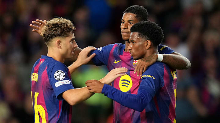 Barcelona goleou o Olympiacos na Catalunha Barcelona goleou o Olympiacos na Catalunha