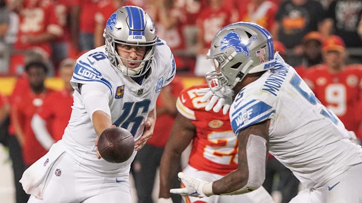 The Lions are road underdogs against the Chiefs in NFL Week 7.