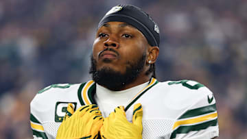 Green Bay Packers running back Josh Jacobs