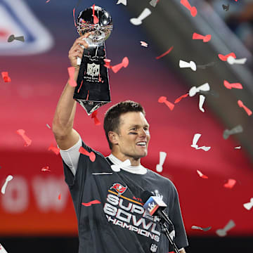 Former Tampa Bay Buccaneers quarterback Tom Brady 