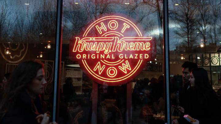 Krispy Kreme is offering a free doughnut from 5-7 local time today with no purchase necessary.