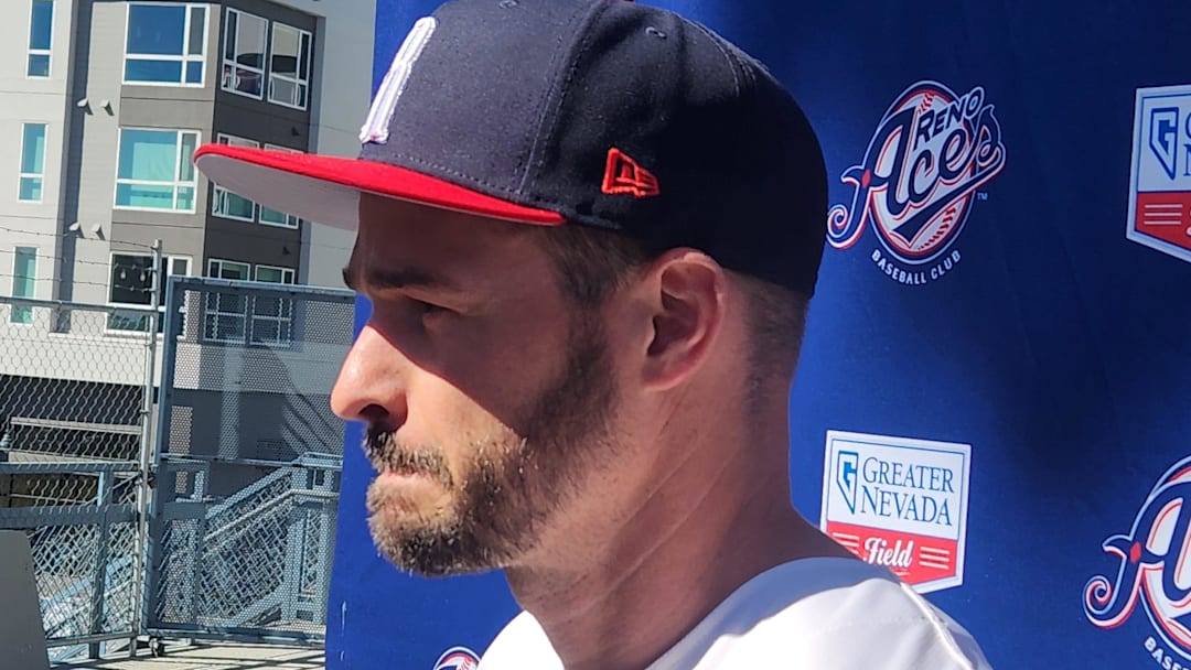 Reno Aces player Trey Mancini