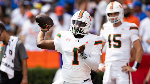 Miami Hurricanes quarterback Cam Ward 