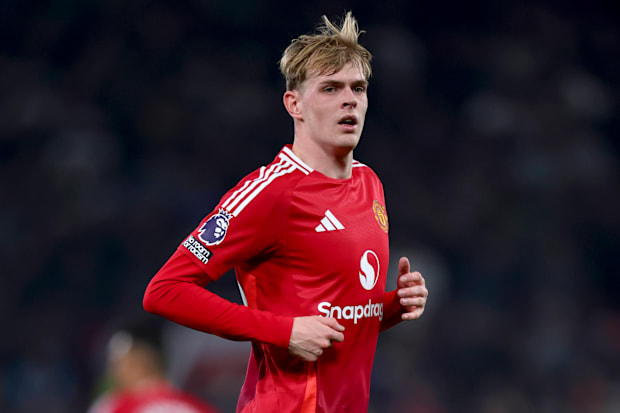 Manchester United midfielder Toby Collyer