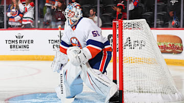 New York Islanders goaltender Marcus Hogberg looks to have the inside track on the backup role this season.