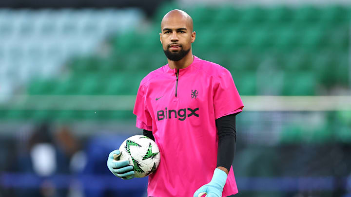 Chelsea FC Training Session And Press Conference - UEFA Conference League Final 2025