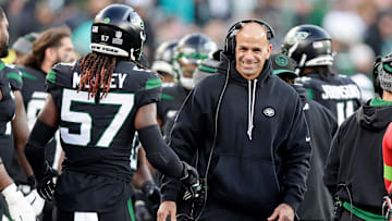 Robert Saleh and C.J. Mosley