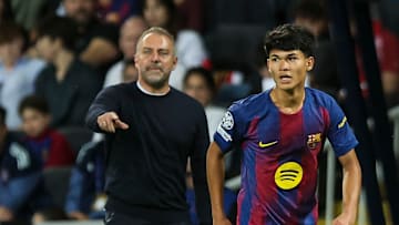 Hansi Flick et Dro Fernandez - FC Barcelone